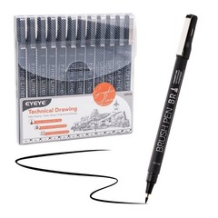 Micro Fineliner Pens, Black Drawing Art Pens,12 Archival Pen Waterproof Ink S…
