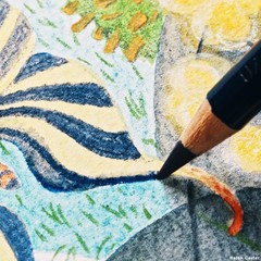 Derwent Coloured Pencils, Inktense Ink Pencils, Drawing, Art, Metal Tin, 72 C…