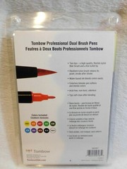 Tombow Duel Brush Pens, Primary Pallette 56167, High Quality 10 Piece Set, New