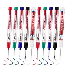 Deep Hole Marking Pins 10 Pack 20MM Assorted Colors Red Blue Green new