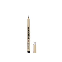 Original Tobios Fineliner Pen – Fine Tip Felt 1 Count (Pack of 1), Black