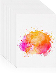 30 Sheets Watercolor Paper 8.5 X 11, 140 Lb/300 GSM Cold Press Watercolor Paper