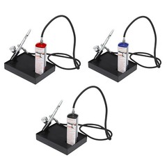 Black+ Blue/ Black/ Black+ Red 10W Airbrush Kit with Compressor Portable