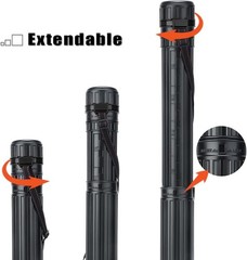 Extendable Plastic Poster Storage Tube 17-27 Inches Waterproof Art Blueprint …