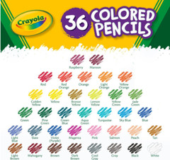 Colored Pencils (36ct), Kids Pencils Set, Art Supplies, Great for Coloring Books