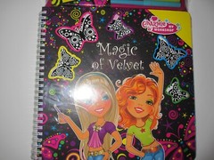 Charmie My Workshop Magic of Velvet Draw Color Create Markers Book Handicrafts