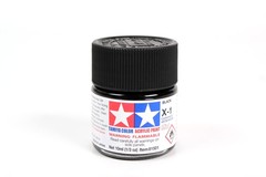 TAMIYA 81501 Models X-1 Mini Acrylic Paint, Black 30 ml