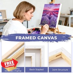 HANSILK Blank Canvas Art 9*12-1