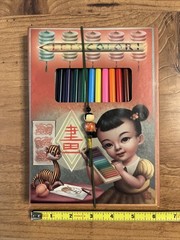 Mab Graves LET’S COLOR Colored Pencils & Drawing Paper PHYLLIS Pop Surrealism