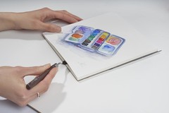 ZenART Watercolor Paper Block 9×12 Inch 100% Cotton 140 lb/300 GSM 20 Sheets