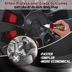 Matte Black Rim Touch up Paint, Efficient Wheel Paint Pen for Metal, Also Match