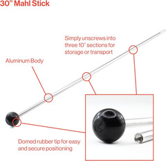 Mahl Stick Artist Hand Rest for Painting – 30″ Aluminum Painter Hand Rest Tool w