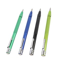 4PCS Magnetic Scribing Pens With Ruler Tungsten Carbide Scriber Marking For Tile