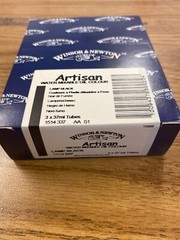 Artisan Water Mixable Oil Colour, box of 3 x 1.25-Oz (37Ml), Lamp Black