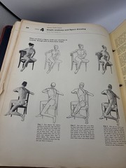 VTG 1954 Famous Artists Art Drawing Instruction Course Book Nude Body Sketching