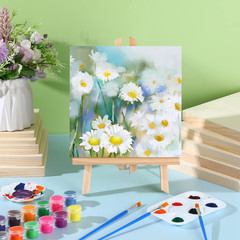 Wood Canvas Boards 4.7 x 4.7″, 6 x 6″, 8 x 8″, 10 x 10″, 12 x 12″, off-white