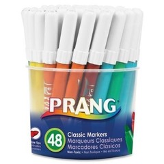 Classic Art Markers Set, Bullet Tip, 12 Assorted Colors, 48 Count Pack