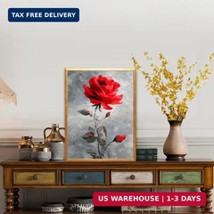 Adult Paint by Number Kits on Canvas, Flowers Paint by Numbers, Painting by Numb