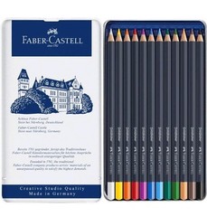 Faber Castell Creative Studio Goldfaber Set of 12 Coloured Pencils New idea gift