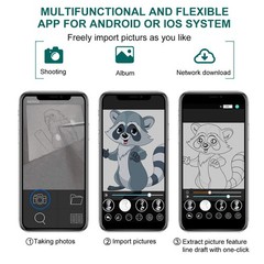 Optical Drawing Board Portable Image Tracing Projector Sketch Tool Lens