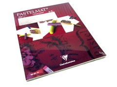 CLAIREFONTAINE PASTELMAT N°3 – 360 g/mq – 24×30 cm – BLOCCO 12 FOGLI – BIANCO