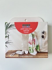 Mondo Llama Paint Your Own Scarf Painting Kit Includes Everything New In Box