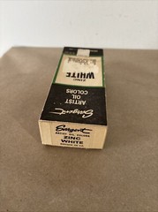 Vintage Sargent Hi-Test Zinc White Artists Oil Paint 150 CC Color 97