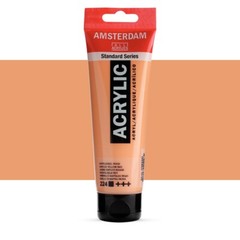 #224 Amsterdam Standard Series All Acrylic NAPLES YELLOW RED 120 MI TUBE