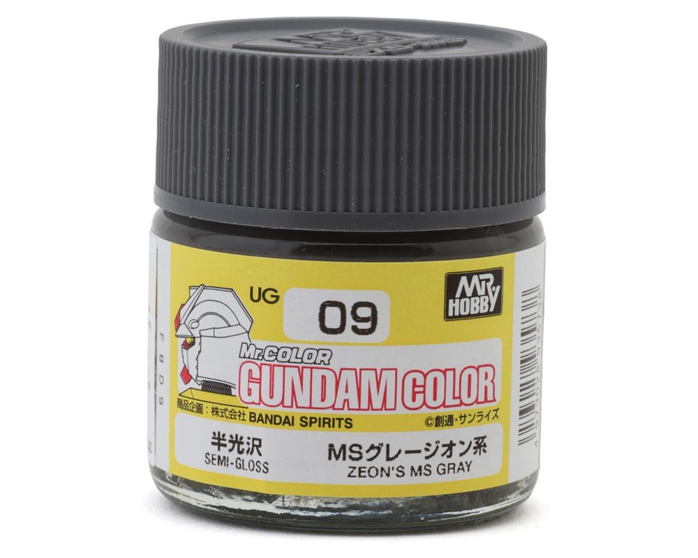 GSI Creos Mr. Hobby UG09 MS Zeon Gray (10ml Bottle) “Gundam Color” [GUZUG09]