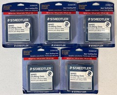 Lot Of 5 NOS Staedtler Mars Drafting Dots 500 Count (2006) *New Old Stock*