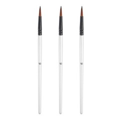 3Pcs Watercolor Brush, Watercolor Paint Brush, White Barrel, Size 10