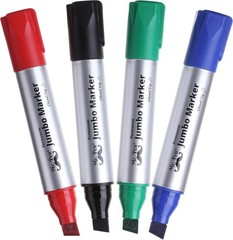 Assorted Color Jumbo Markers with 0.4 Tip – Perfect for Metal, Wood, and More