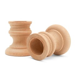 Wooden Candle Cups 1-3/4 inch, 7/8 inch Taper Candle Hole|Woodpeckers