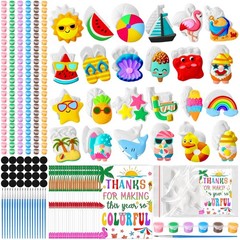 24 Set Ceramic Painting Kit for DIY Ceramic Painting Figures Paint Your Own F…
