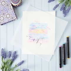 Translucent Vellum Paper 100 Sheets 12×12 in 93gsm/63lb for Invitations