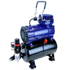 D3000R Paasche Airbrush Compressor w/Tank & Regulator, Moisture Trap & Auto Off