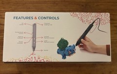 MYNT3D MP030-BK 1.75mm Super 3D Printing Pen with refill pack