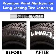 White Tire Paint Marker Pens Permanent