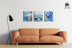 Bulk 6pc 6×6 Stretched Canvas Frame Wood for Artist Painting Crafts Decor