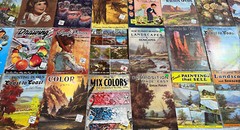 Lot of 24 Vintage Walter T Foster Art Painting Sketch Charcoal 13.5” X 10” Books