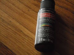 CraftSmart Brand Acrylic Paint – Black and/or Yellow Colors