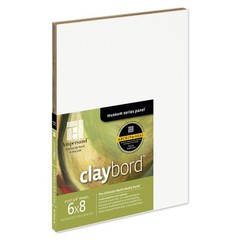 Pack of 3 Ampersand Museum Quality Claybord 6×8 Ultra Smooth Art Panels