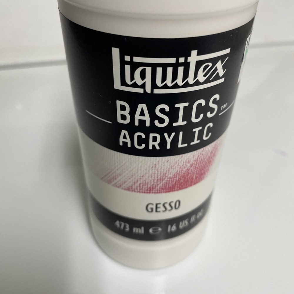 Liquitex BAICS Gesso Surface Prep Medium 16-oz White