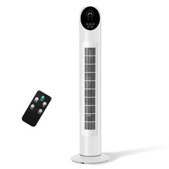 TF-36BR 34inch Tower Fan for Bedroom,Oscillating Floor Fans for indoors with 3 M