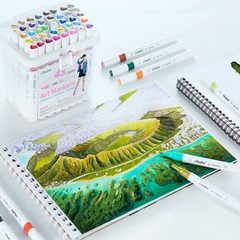 Ohuhu Illustration Markers, 47 Colors, 48 ​​Markers