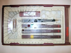 Rotring ISOGRAPH Rapidograph set 3 – 0.35 ,0.50 ,1.4 + 0.5 / Tikky 0.5. Germany