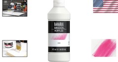 BASICS Acrylic Gesso Surface Prep Medium 16-oz – Chip Resistant & Matte Finish