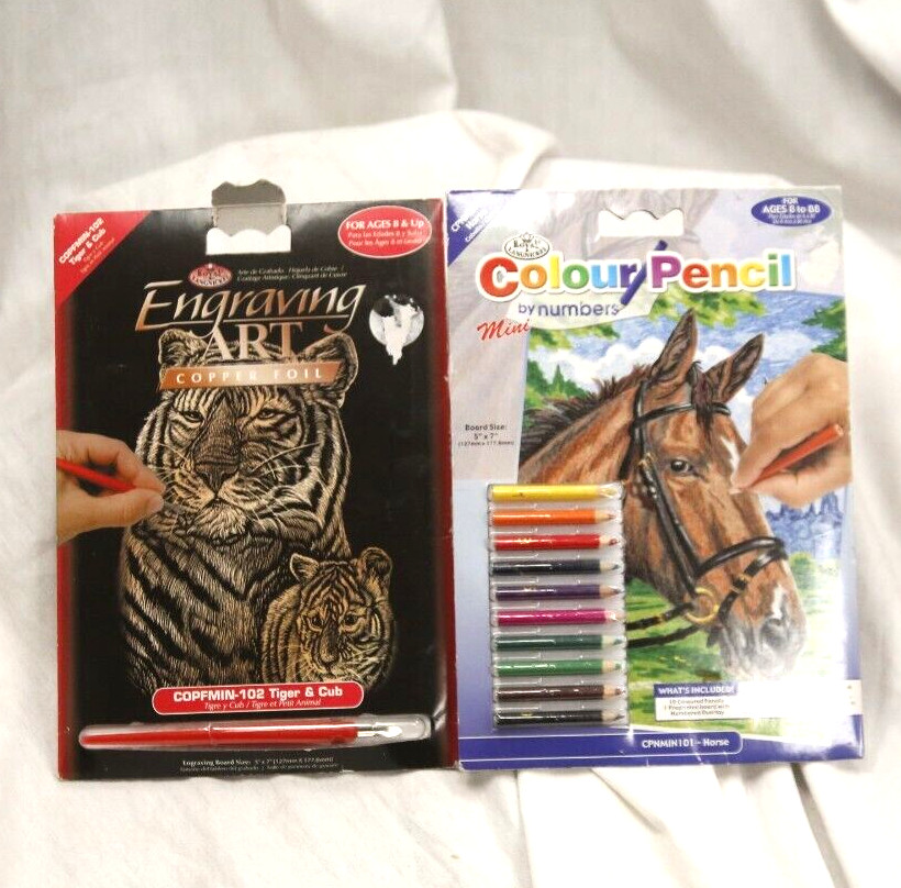 color by number, engraving by number, activity sets