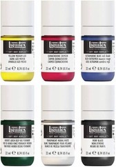 Professional Soft Body Acrylic Paint, 6 x 22ml 0.74-oz, Mixing Set