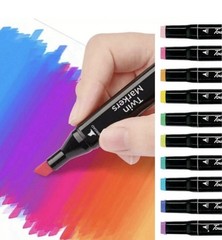 Set Of 80 Alcohol Based Markers Dual Tips Art Pens Drawing Set Christmas Gift